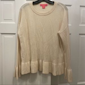Cashmere Peplum Sweater